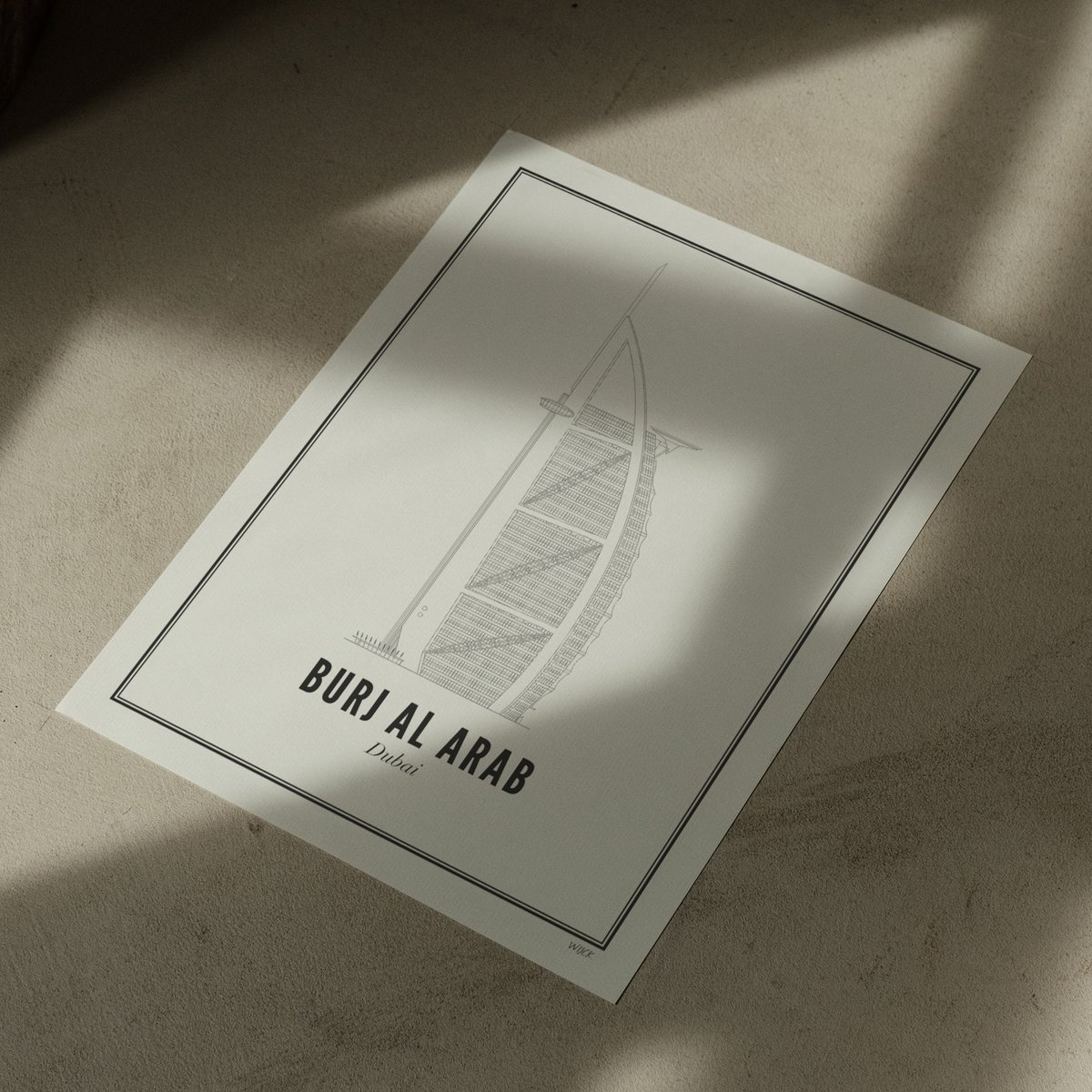 Poster of Dubai - Burj al Arab | WIJCK.